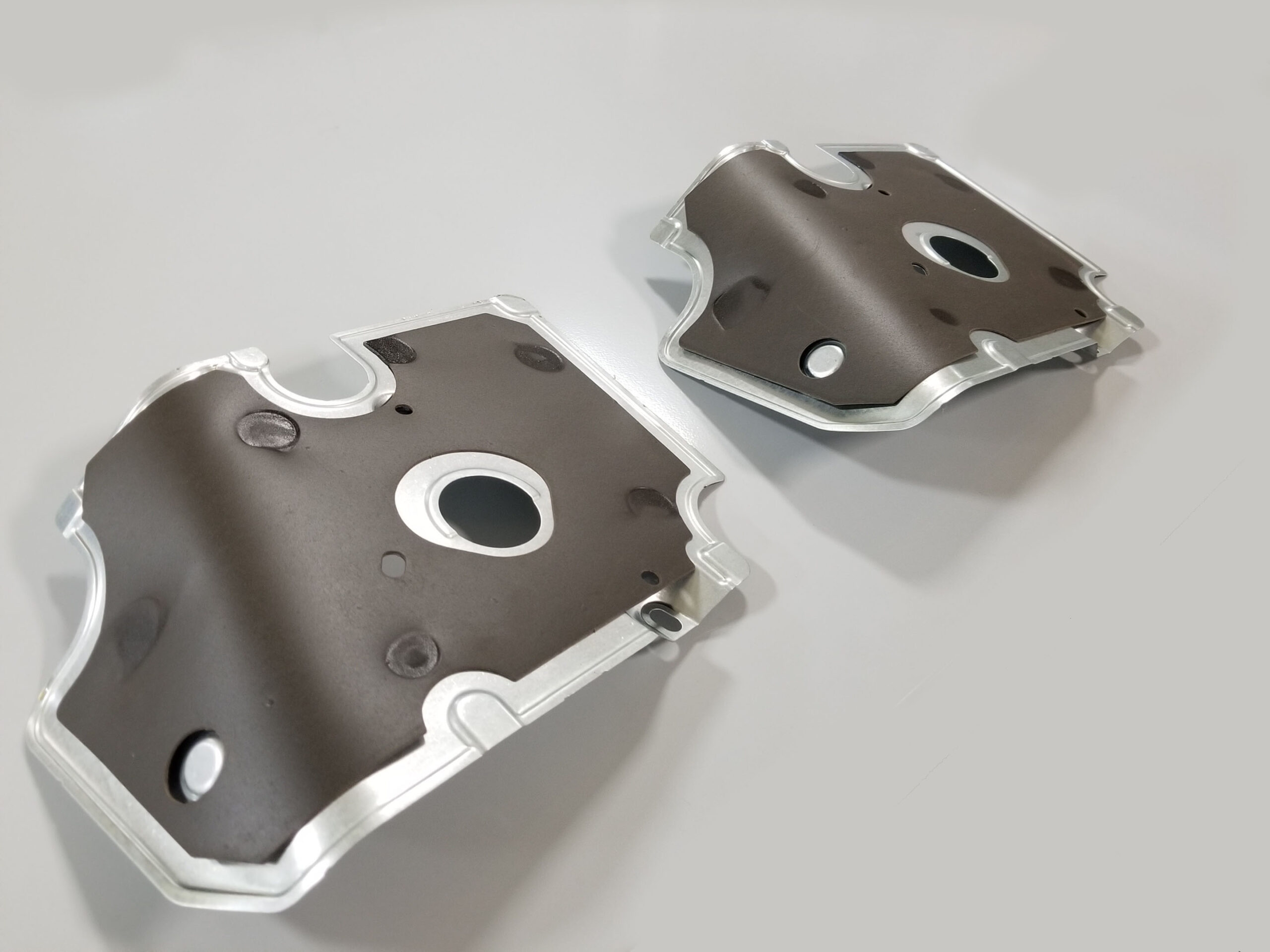 heat staking completed parts
